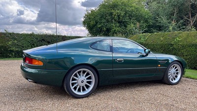 Lot 1048 - 1996 Aston Martin DB7 Coupe, 3.2, automatic, Reg. No. P530 MBM, finished in Buckingham green metallic, with green piped cream leather interior and green carpets
