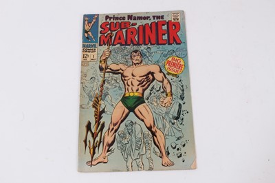 Lot 9 - Marvel Comics Prince Namor, The Sub Mariner #1 (1968). First solo appearance and origin story, priced 12 cents. (1)