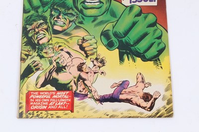 Lot 11 - Marvel Comics The Incredible Hulk #102 (1968). Big premiere issue, origin retold. Priced 12 cents. (1)