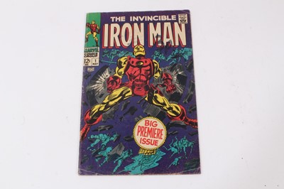Lot 4 - Marvel Comics The Invincible Iron Man #1 (1968). Big premiere issue, priced 12 cents. (1)