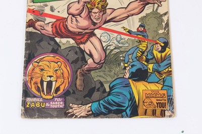 Lot 16 - Marvel Comics X-men #10 (1965). First silver age apperance of Ka-Zar, priced 12 cents. (1)