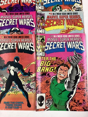 Lot 30 - Marvel Comics Secret wars (1984 and 1985). Complete run from issues 1 - 12. To include issue 8, origin of symbiote suit. Together with the complete limited series of Secret Wars 2