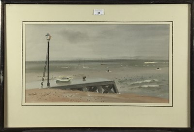 Lot 38 - Roland Vivian Pitchforth (1895-1982) watercolour, Whitstable