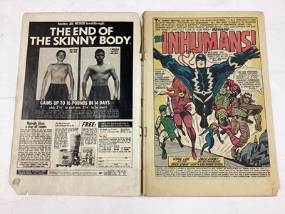 Lot 61 - Marvel Comics The Inhumans (1975 to 1977). A complete series from issue 1 - 12, together with the Inhumans and the Black Widow #1 (1970). English and American price varients, some duplicates. (14)
