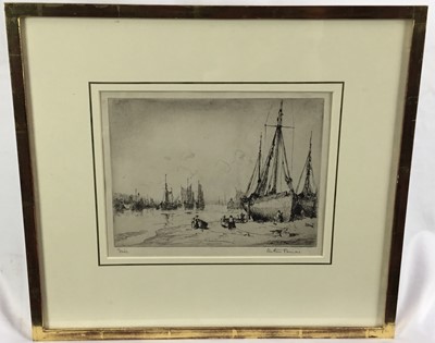 Lot 24 - Arthur John Trevor Briscoe (1873-1943) etching and a print
