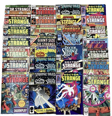 Lot 100 - Marvel Comics Dr. Strange Master of the Mystic Arts (1974 to 1977). Small group to include issue 1, 1st issue in solo series priced 25 cents. Also king sized annual #1 (1976) and Giant sized annual...