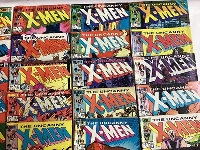 Lot 49 - Marvel Comics The Uncanny X-Men (1982 to 1991). Incomplete run from issue 155 to 281, to include issue 200. Issue 234, Alien Wolverine front cover and The uncanny X-Men Annual #7. Approximately 40...