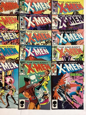 Lot 49 - Marvel Comics The Uncanny X-Men (1982 to 1991). Incomplete run from issue 155 to 281, to include issue 200. Issue 234, Alien Wolverine front cover and The uncanny X-Men Annual #7. Approximately 40...