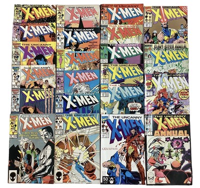 Lot 49 - Marvel Comics The Uncanny X-Men (1982 to 1991). Incomplete run from issue 155 to 281, to include issue 200. Issue 234, Alien Wolverine front cover and The uncanny X-Men Annual #7. Approximately 40...