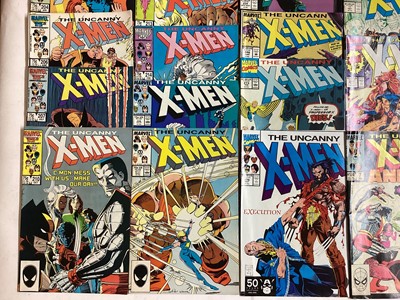 Lot 49 - Marvel Comics The Uncanny X-Men (1982 to 1991). Incomplete run from issue 155 to 281, to include issue 200. Issue 234, Alien Wolverine front cover and The uncanny X-Men Annual #7. Approximately 40...