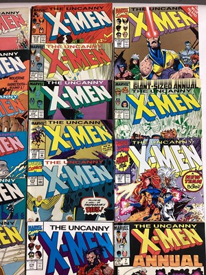 Lot 49 - Marvel Comics The Uncanny X-Men (1982 to 1991). Incomplete run from issue 155 to 281, to include issue 200. Issue 234, Alien Wolverine front cover and The uncanny X-Men Annual #7. Approximately 40...