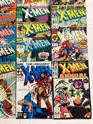 Lot 49 - Marvel Comics The Uncanny X-Men (1982 to 1991). Incomplete run from issue 155 to 281, to include issue 200. Issue 234, Alien Wolverine front cover and The uncanny X-Men Annual #7. Approximately 40...