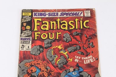 Lot 5 - Marvel Comics Fantastic Four king sized special #6 (1968). 1st apperance of Annihilus, priced 25 cents. (1)