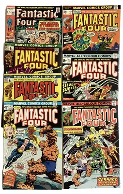 Lot 54 - Marvel Comics Fantastic Four (1970's). Small group of Fantastic four comics to include issue 102 and 123. English and American price variants. (7)
