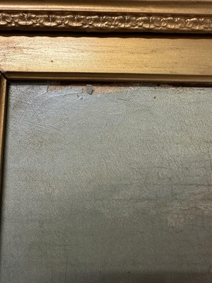 Lot 935 - James Webb (1825-1895) oil on canvas - View of the Island of Marken, Holland, inscribed verso, 30cm x 55cm, in gilt frame 
Provenance: The Dujarden Family, note verso