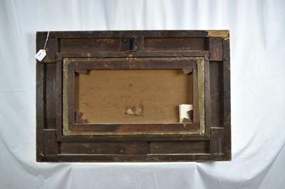 Lot 935 - James Webb (1825-1895) oil on canvas - View of the Island of Marken, Holland, inscribed verso, 30cm x 55cm, in gilt frame 
Provenance: The Dujarden Family, note verso