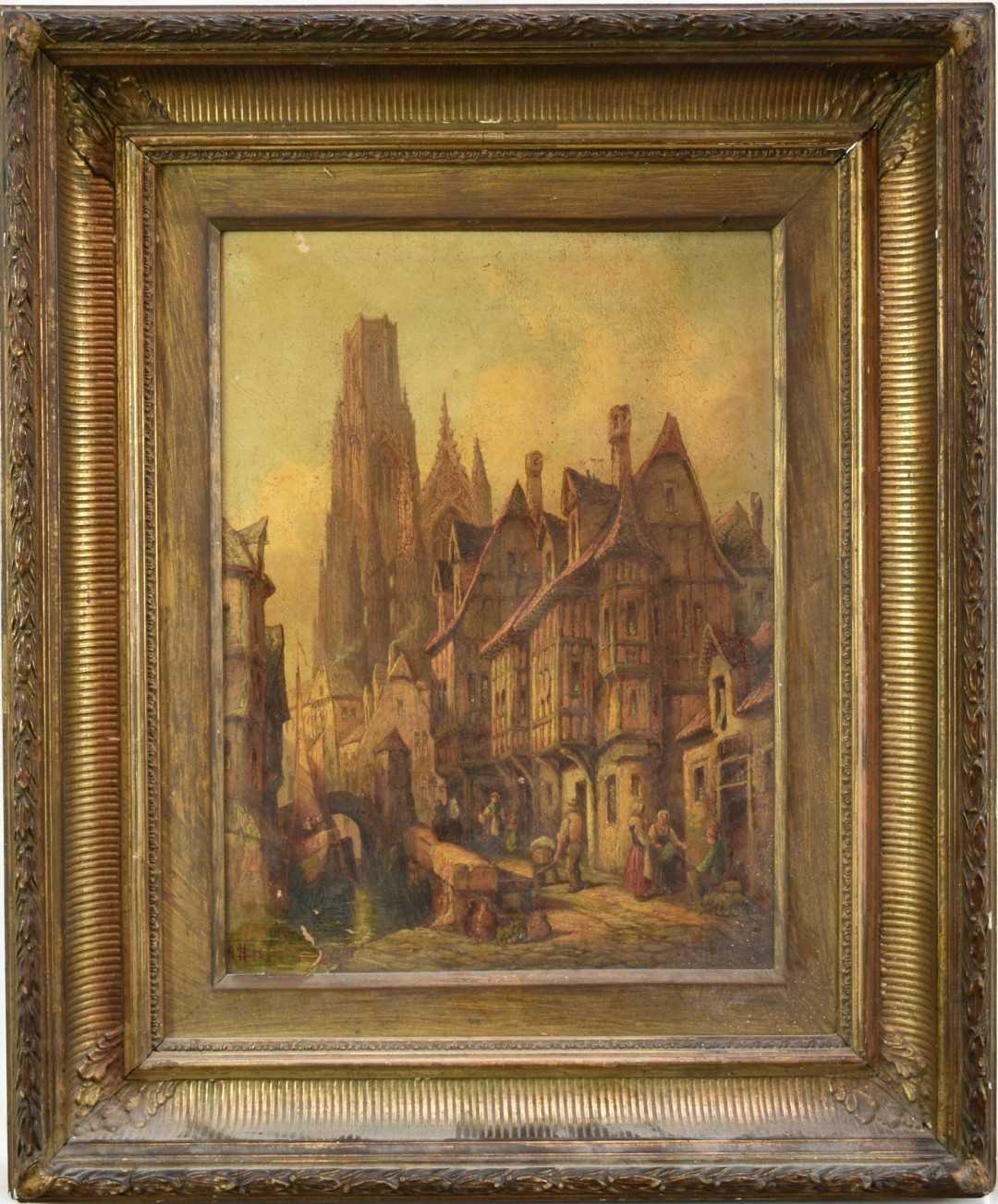 Lot 986 - Henry Schaeffer, 19th century, oil on canvas