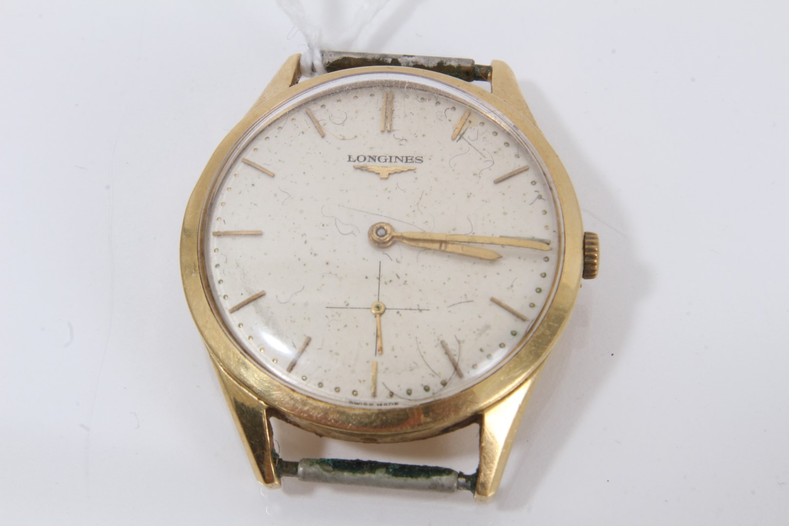 Lot 445 1950s Longines 18ct gold wristwatch with 232