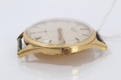 Lot 445 1950s Longines 18ct gold wristwatch with 232