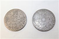 Lot 2079 - G.B. Charles II Five Shillings - 1664 (N.B....