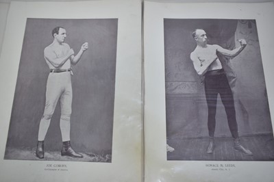 Lot 812 - Collection of Victorian photolithographic portraits of Boxers, 'The Portrait Gallery of Pugilists of England, America, Australia, 1894', disbound (37)