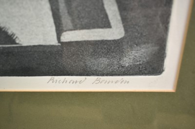 Lot 849 - *Richard Bawden (b.1936), signed artist's proof etching -'Winter Still Life', 54cm x 43cm, in glazed frame