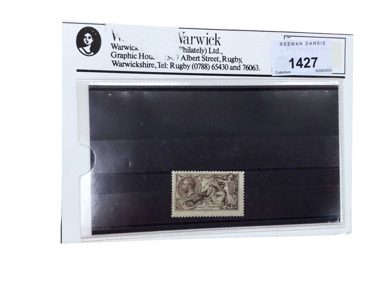 Lot 1427 - Stamps GB 1915-18 2/6d Seahorse mint