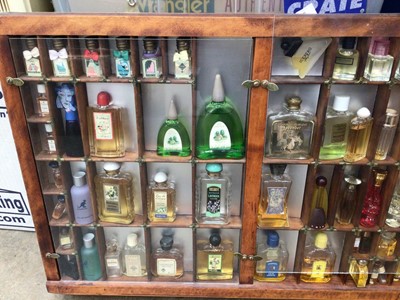 Lot 2450 - Large collection of vintage scent bottles, many with contents, including Chanel, Dior, etc