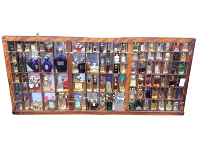 Lot 2450 - Large collection of vintage scent bottles, many with contents, including Chanel, Dior, etc