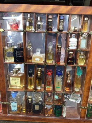 Lot 2450 - Large collection of vintage scent bottles, many with contents, including Chanel, Dior, etc