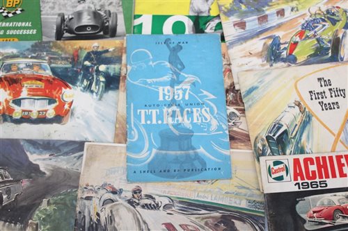 Lot 2009 - 1957 Isle of Man T.T. Races Shell-Mex...
