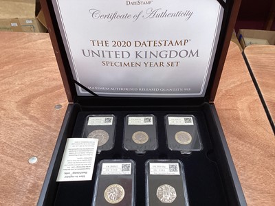 Lot 413 - World - Mixed boxed and cased coinage to include Concorde twelve ingot set, Peter Pan silver proof fifty pence 2019 x 2...