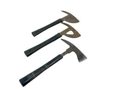 Lot 713 - Group of three Second World War Aircraft escape axes (3)