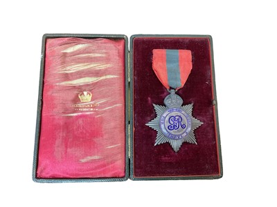 Lot 703 - George V Imperial Service Order, named to Peter Tyrell, in box of issue.