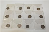 Lot 2187 - G.B. mixed Maundy Coins oddments - to include...