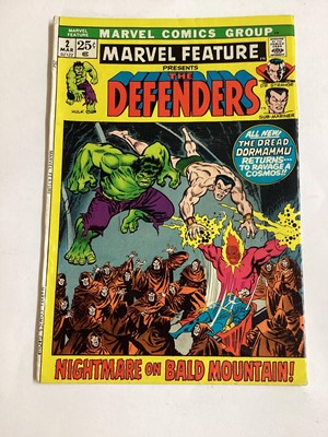 Lot 40 - Marvel Comics Marvel Feature presents The Defendes #1 and #2 (1971 and 1972). The first and second apperance of The Defendes and origin. Both priced 25 cents. (2)