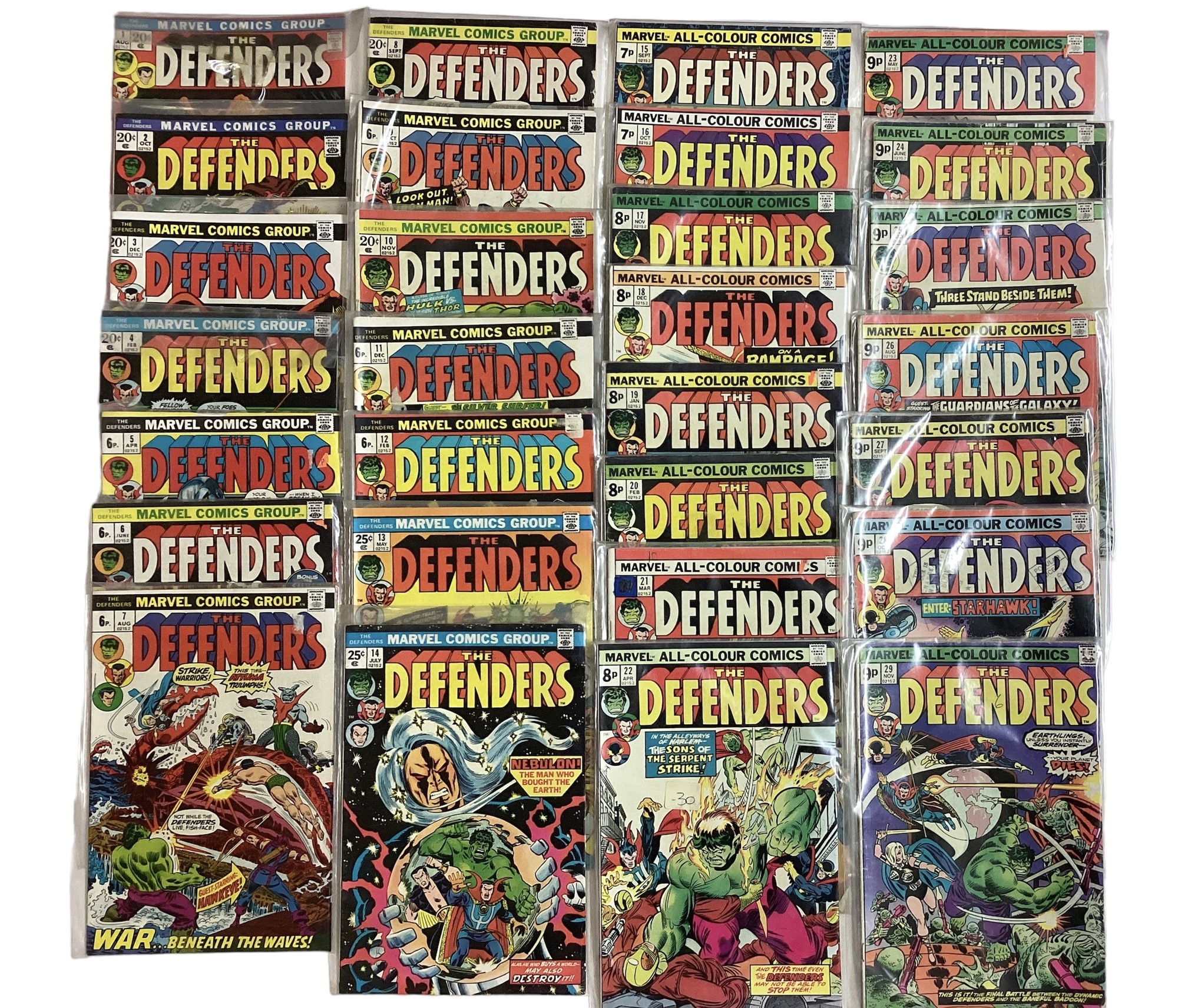 The Defenders #1 deals 1972 Marvel Comics 1st Appearance Necrodamus