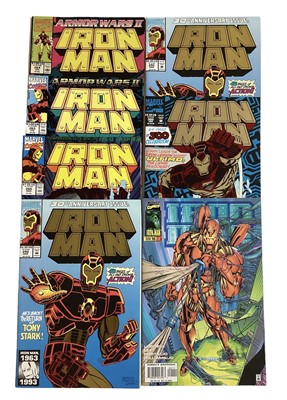 Lot 45 - Marvel Comics The Invincible Iron Man (Mostly 1970's and 1980's). To include issue 9 (1969) The Incredible Hulk apperance, Giant sized Iron Man (1975), Issue 66 (1974) Thor apperance. Together with...