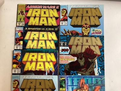 Lot 45 - Marvel Comics The Invincible Iron Man (Mostly 1970's and 1980's). To include issue 9 (1969) The Incredible Hulk apperance, Giant sized Iron Man (1975), Issue 66 (1974) Thor apperance. Together with...