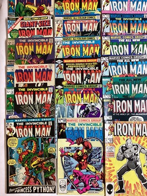 Lot 45 - Marvel Comics The Invincible Iron Man (Mostly 1970's and 1980's). To include issue 9 (1969) The Incredible Hulk apperance, Giant sized Iron Man (1975), Issue 66 (1974) Thor apperance. Together with...