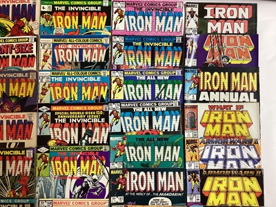 Lot 45 - Marvel Comics The Invincible Iron Man (Mostly 1970's and 1980's). To include issue 9 (1969) The Incredible Hulk apperance, Giant sized Iron Man (1975), Issue 66 (1974) Thor apperance. Together with...