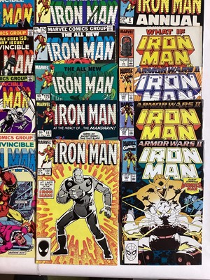 Lot 45 - Marvel Comics The Invincible Iron Man (Mostly 1970's and 1980's). To include issue 9 (1969) The Incredible Hulk apperance, Giant sized Iron Man (1975), Issue 66 (1974) Thor apperance. Together with...