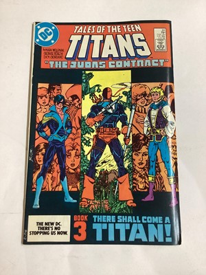 Lot 44 - DC Comics, Tales of the Teen Titans #42 #44 and Annual #3 1984 (2). 'The Judas Contract' Storyline