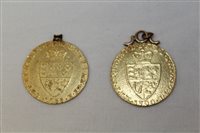 Lot 2153 - G.B. George III gold Guineas - 1788 and 1790...