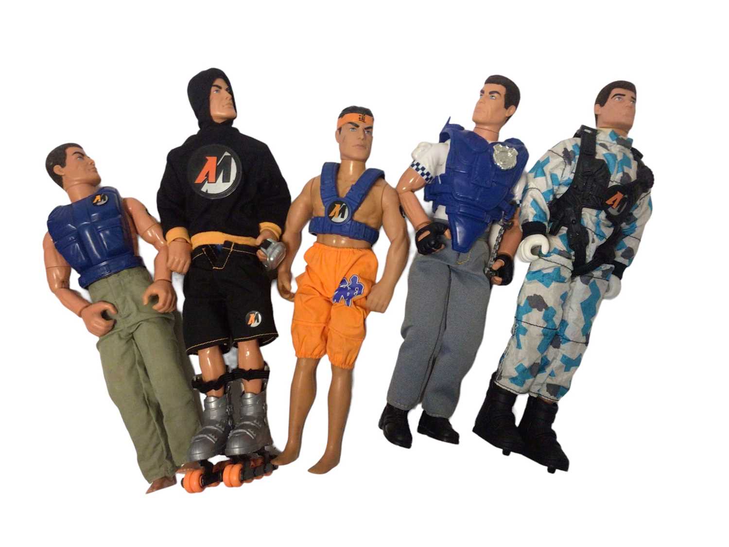 Lot 1868 - Action Man figures, in outfits, unboxed (10)