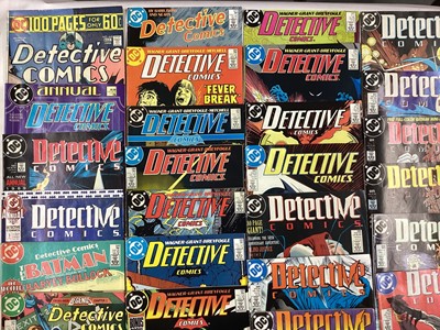 Lot 96 - Quantity of (1980's/90's) DC Comics, Batman Detective Comics #549-642 incomplete to include three annuals and and Detective Comics #445