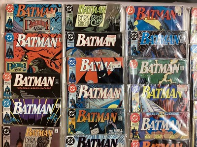 Lot 94 - Large quantity of DC Comics Batman incomplete run from #341-480 together with Batman Special #1 (1984), (1988) #12 Annual, (1987) #11 Annual, (1982) #8 Annual, (1984) #1 Annual, (1989) #13 Annual a...