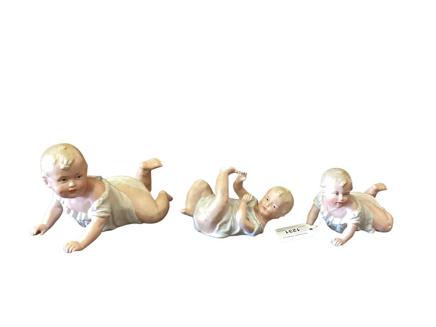 Lot 1231 - Three Gebruder Heubach Piano babies