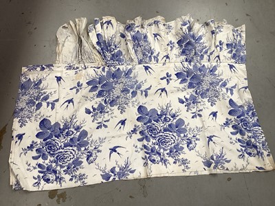 Lot 2142 - A small selection of fabric pieces, including "Versailles" by Jason D'Souza, "Donovan's Chinese" 1984 by G.P. & J Baker LTD, "Vicky Flower Album Vol I A Warner Print".