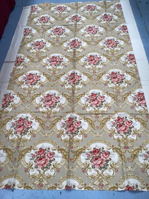 Lot 2142 - A small selection of fabric pieces, including "Versailles" by Jason D'Souza, "Donovan's Chinese" 1984 by G.P. & J Baker LTD, "Vicky Flower Album Vol I A Warner Print".